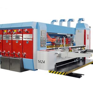 automatic flexo 2 colors printing die cutting machine