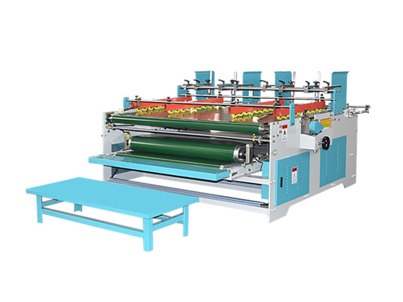 carton box gluer machine