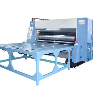 semi auto corrugated box flexo 2color printing slotting die cutting machine