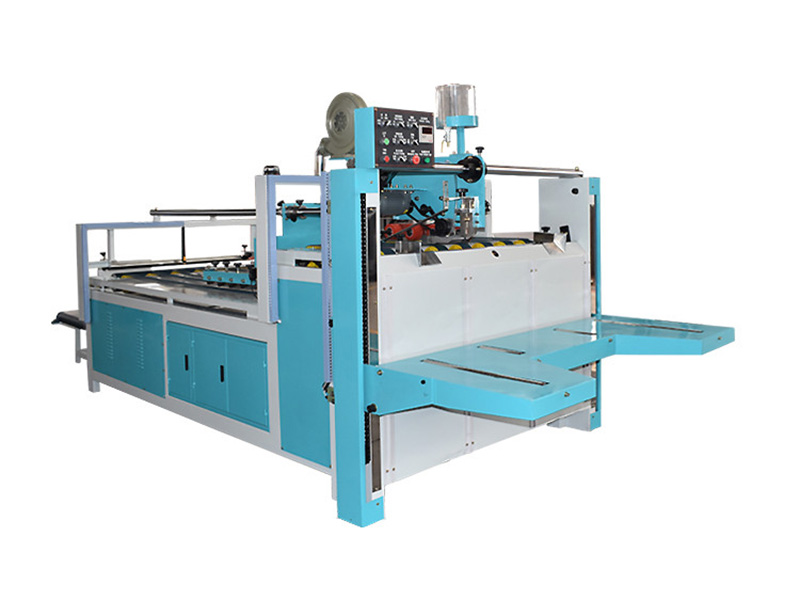 semi auto folding gluing machine