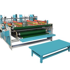 semi automatic carton box folder gluer machine