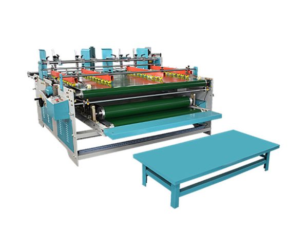 semi automatic carton box folder gluer machine