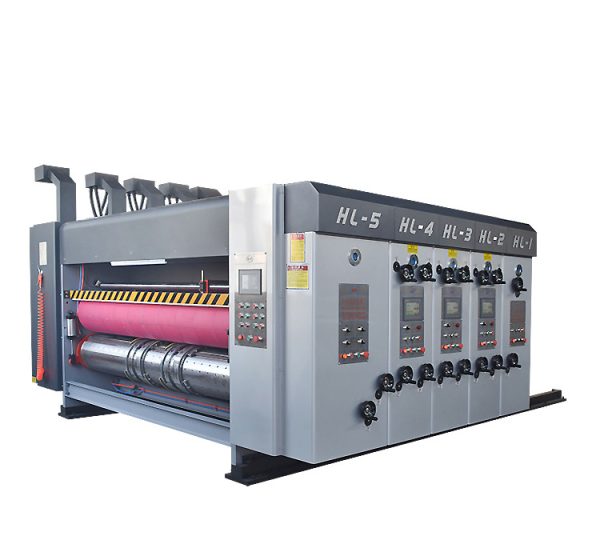 corrugated carton 2 color cardboard auto flexo printing press die cutting machine - Image 2