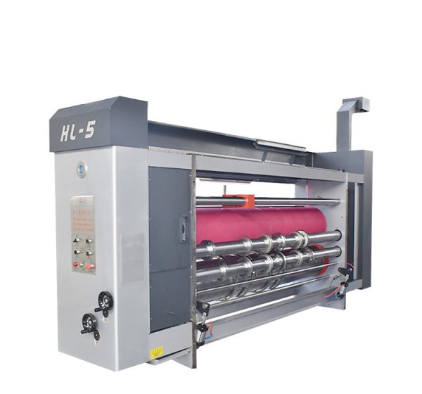 corrugated carton 2 color cardboard auto flexo printing press die cutting machine